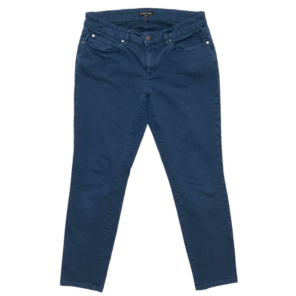 Eileen Fisher Organic Cotton Stretch Skinny Jeans Size 6